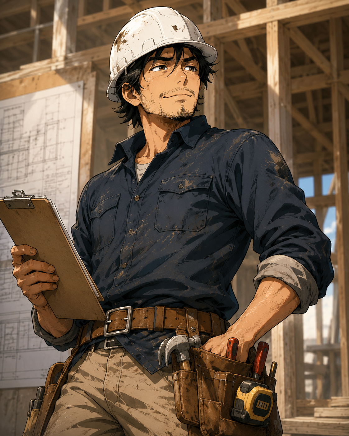 Hammer Haruki character portrait