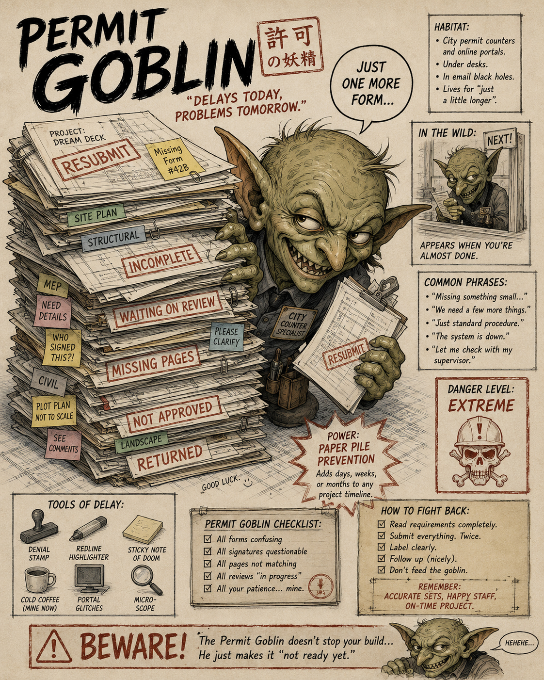 Permit Goblin character